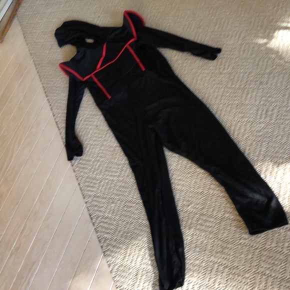 California Costume Ninja bodysuit with attached hood - Picture 2 of 12